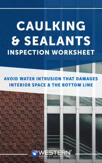 Caulking & Sealants Inspection Worksheet